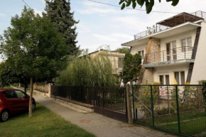 Doppelhaushälfte für sechs Personen mit Terrasse, Szantod